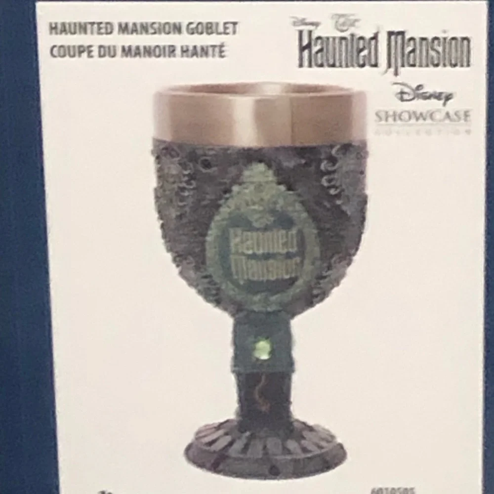 Department 56 Haunted Mansion Goblet 6010505 New for 2022 Dept 56 Disney Themed